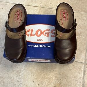 Dark Brown KLOGS size 10